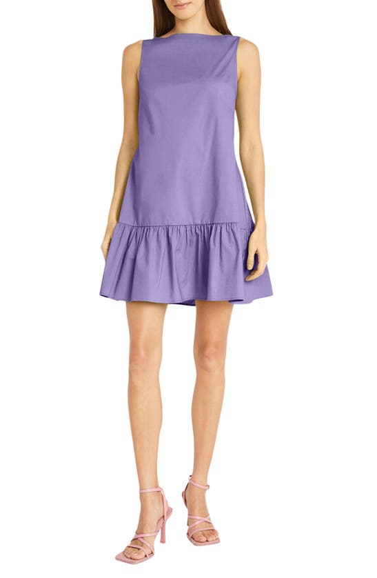 Shop Donna Morgan For Maggy Solid Sleeveless Dress In Sunlit Allium