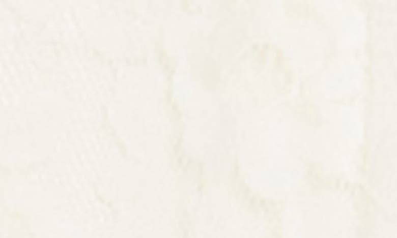 Rachel Parcell Lace Flutter Midi Dress In Ivory