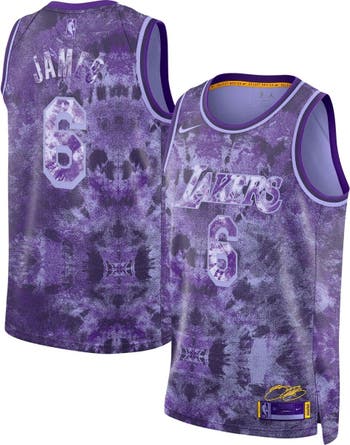 Youth Los Angeles Lakers LeBron James Nike Purple Select Series MVP  Swingman Jersey