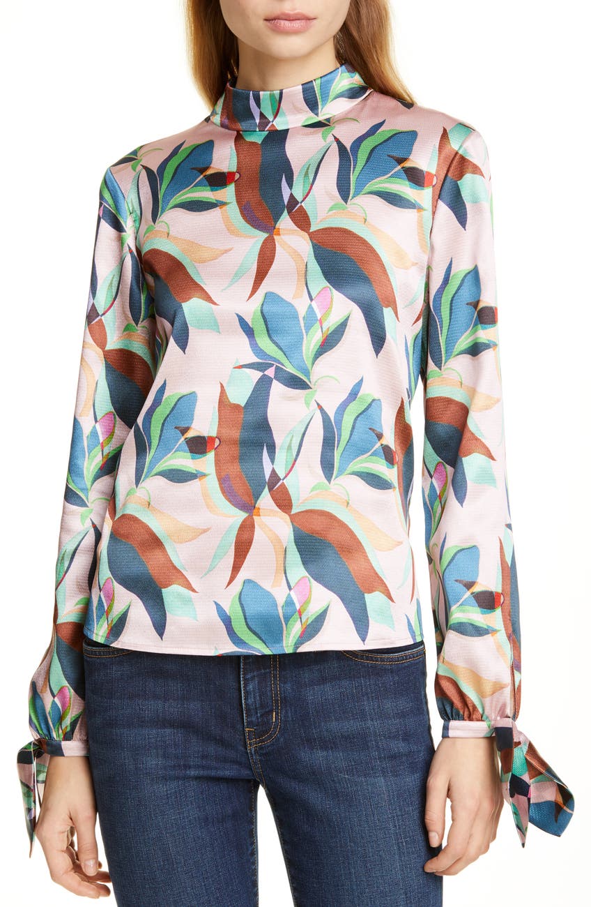 Ted Baker London | Corah Supernatural High Neck Blouse | Nordstrom Rack