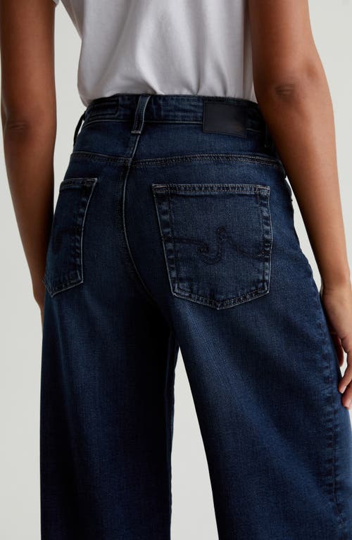 Shop Ag Deven Release Hem High Waist Ultra Wide Leg Jeans In Amsterdam