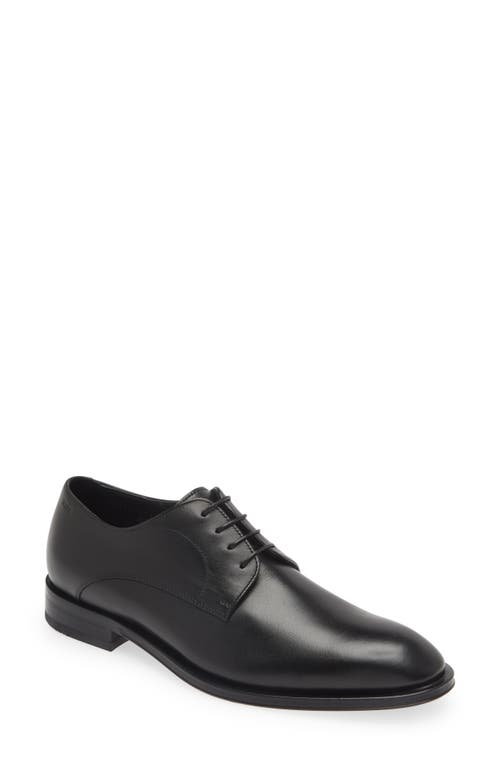 BOSS Derreck Plain Toe Derby Black at Nordstrom,