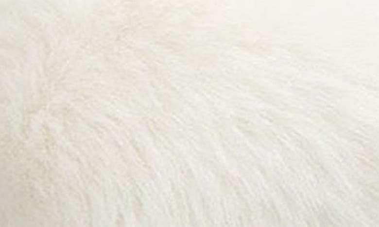 Shop Memoi The Gloria Faux Fur Pom Slipper In Ivory