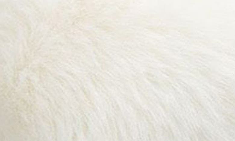 Memoi The Gloria Faux Fur Pom Slipper In Ivory