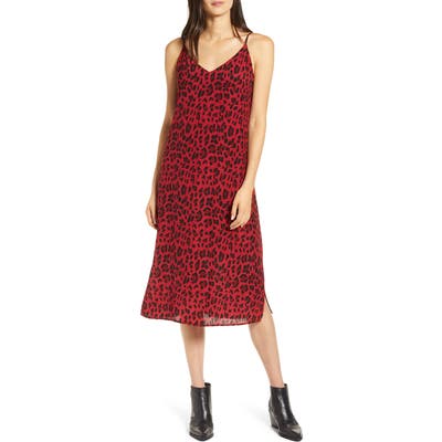Rails Yara Animal Print Tank Dress, Red
