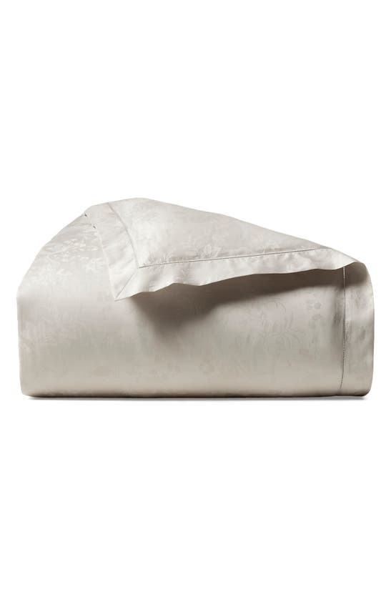 Ralph Lauren Bethany Organic Cotton Jacquard Duvet Cover In White Tones