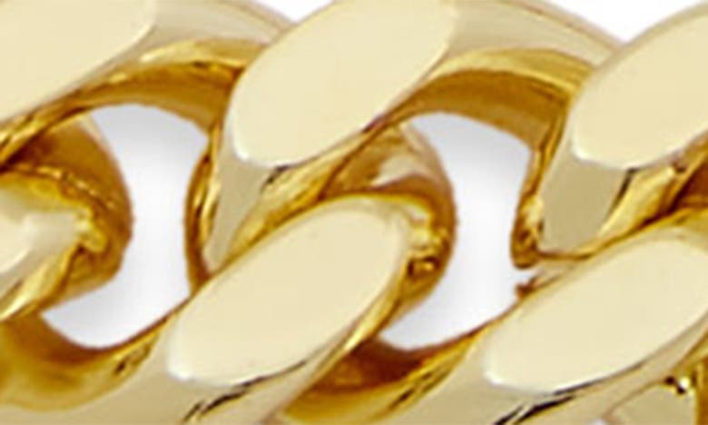 Savvy Cie Jewels Cz Pavé Chunky Chain Link Necklace In Yellow