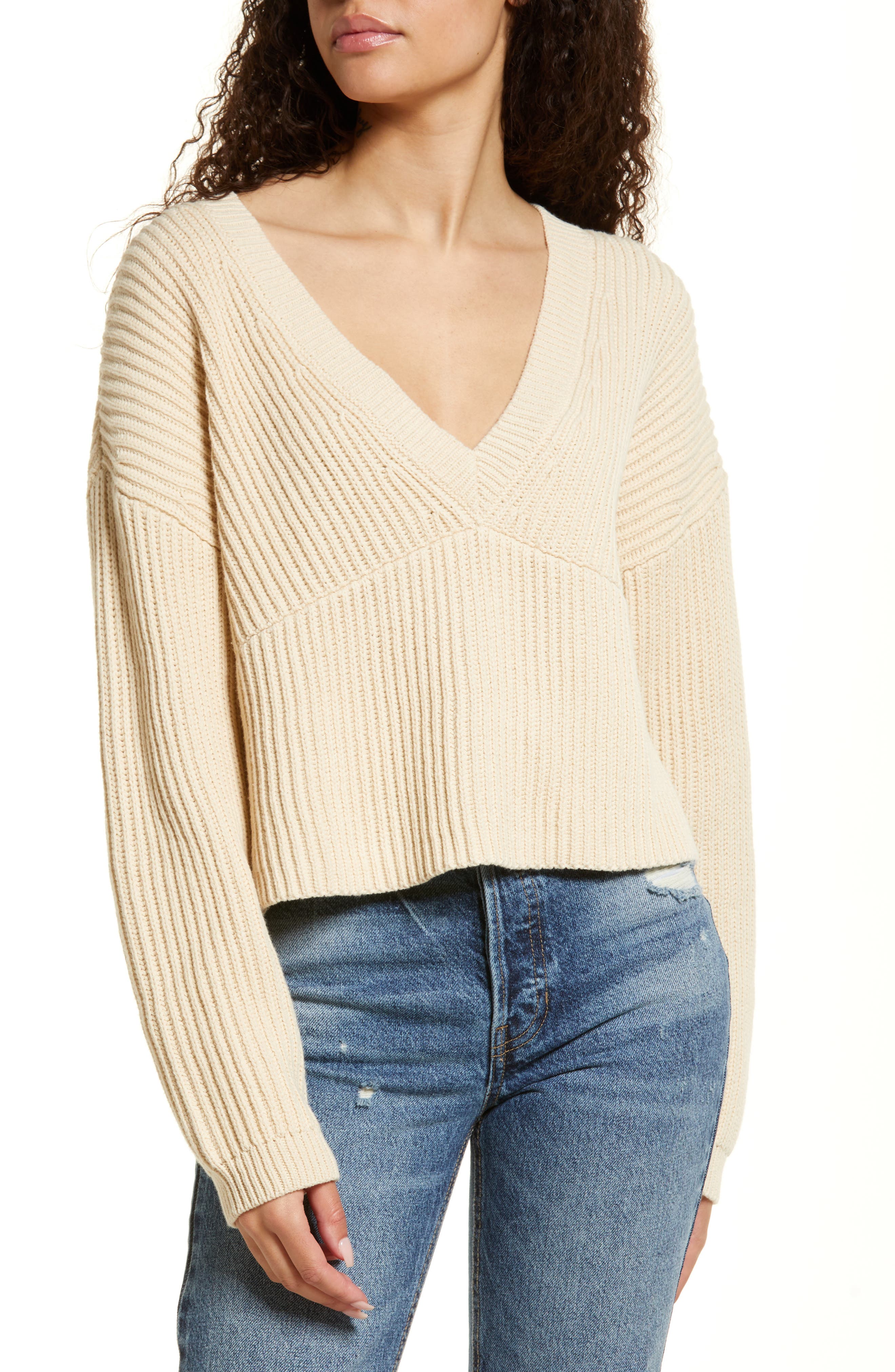 PacSun Rib Crop Sweater | Nordstrom