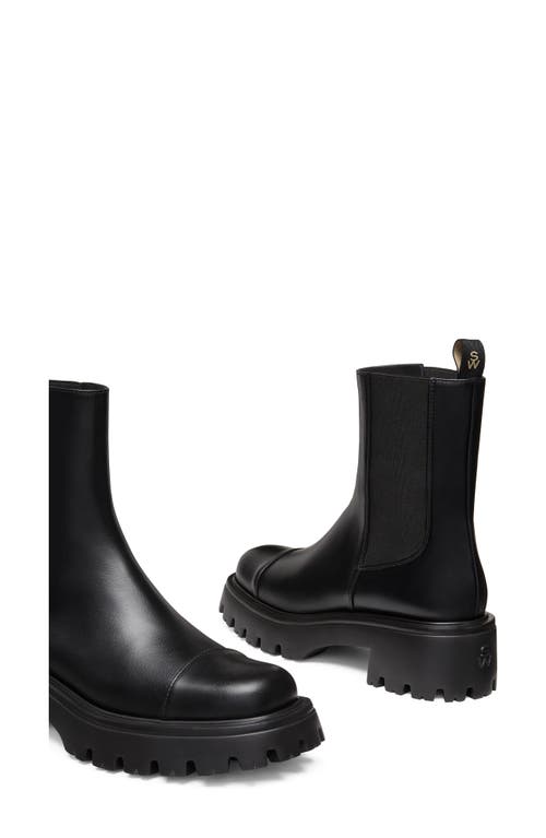 Shop Stuart Weitzman Emerson Chelsea Boot In Black