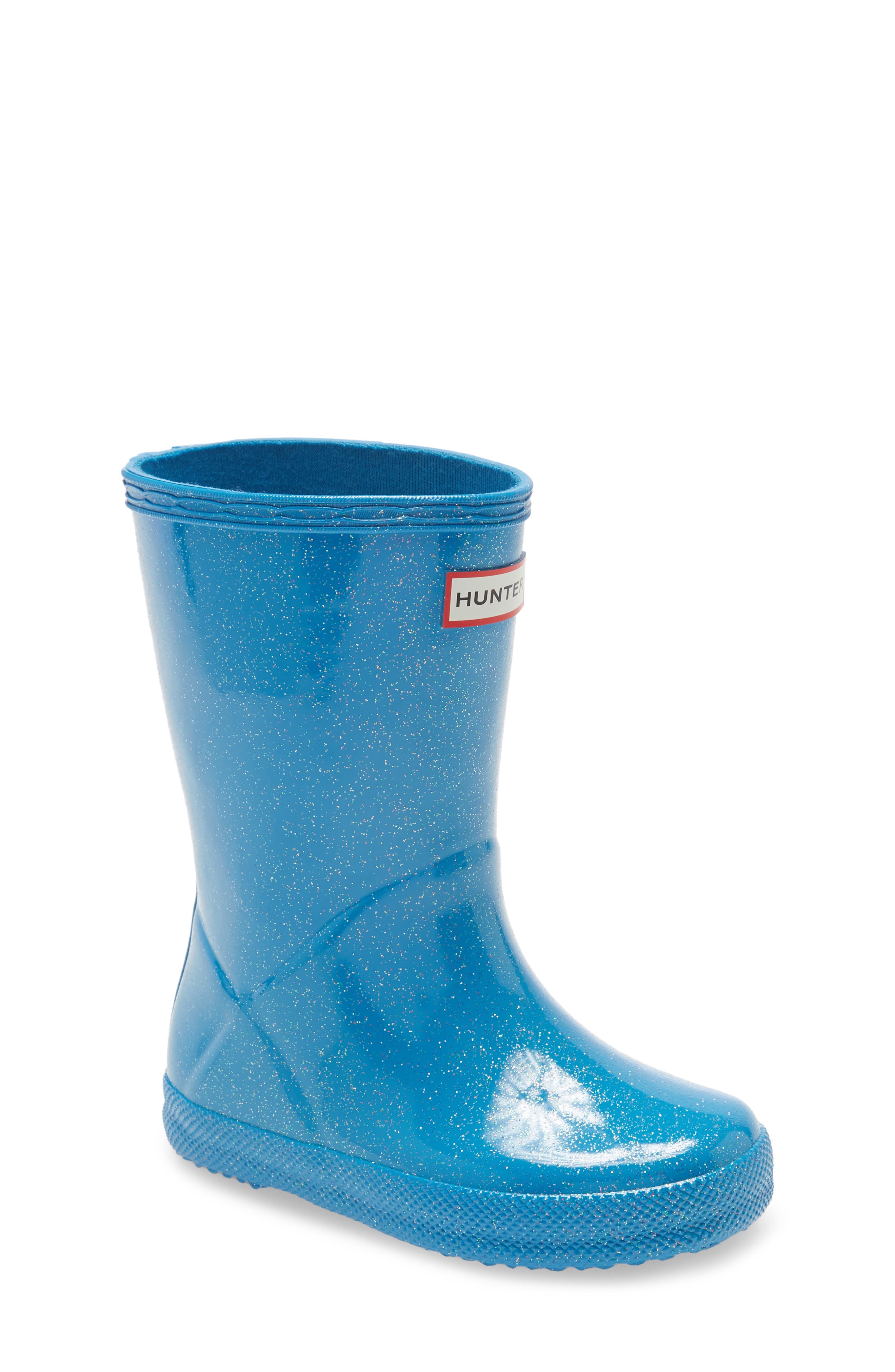 teal hunter rain boots