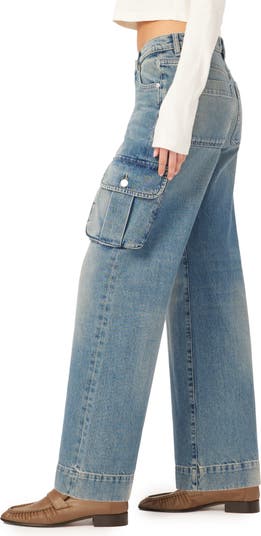 Zoie Wide Leg Cargo Jeans