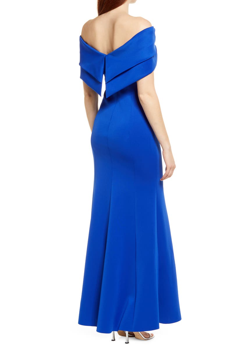 Vince Camuto Off the Shoulder Double Collar Organza Gown | Nordstrom