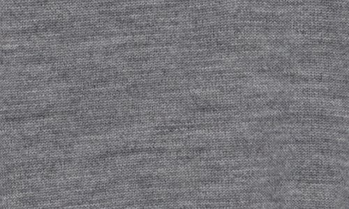 Bruno Magli Merino Wool Plaited Quarter Zip Pullover In Grey Charcoal