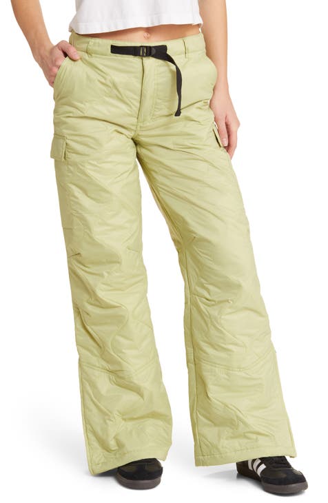 Alpine Slopes Quilted Wide Leg Cargo Pants
