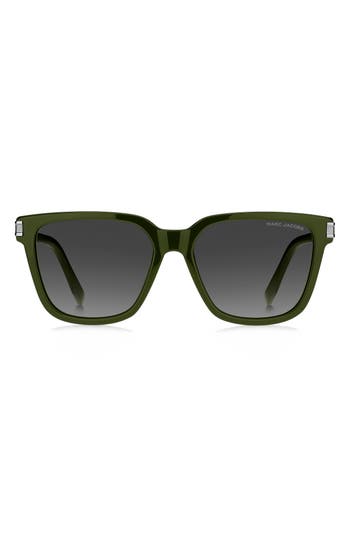 Marc Jacobs 57mm Square Sunglasses In Green