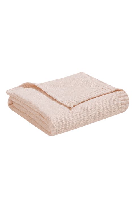 Chenille Knit Throw Blanket