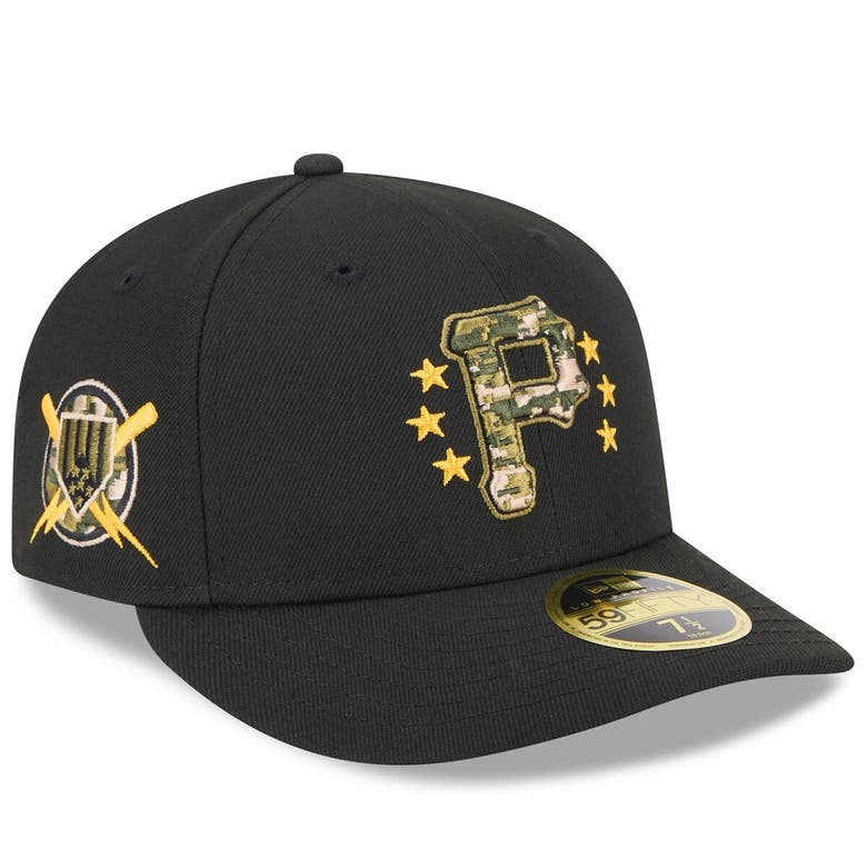 Shop New Era Black Pittsburgh Pirates 2024 Armed Forces Day Low Profile 59fifty Fitted Hat