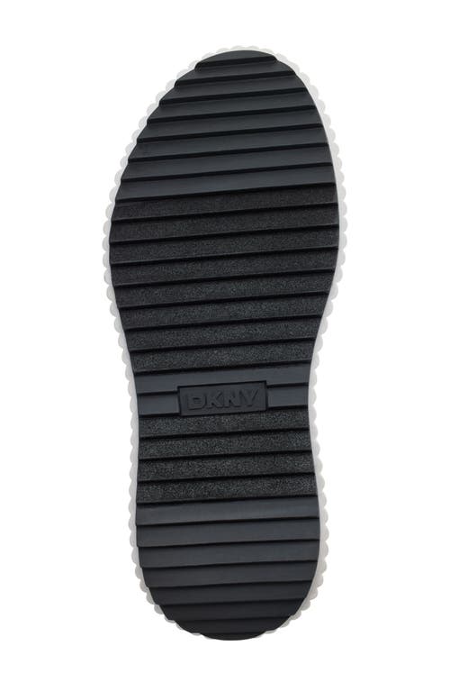 Dkny Lissa Platform Sneaker In Black/white