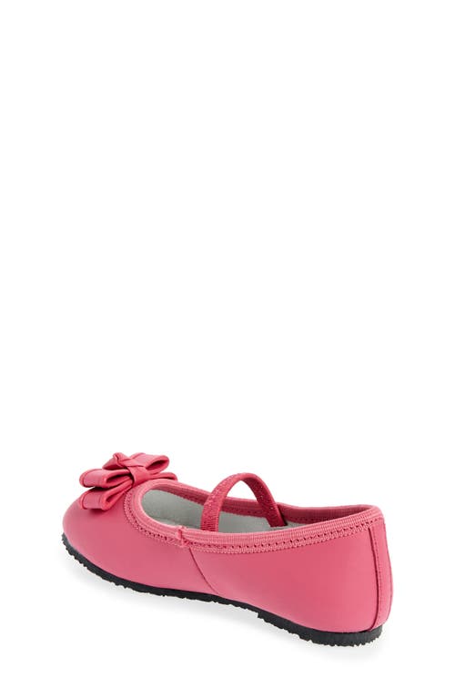 Shop L'amour Kids' Bow Ballet Flat In Fuchsia