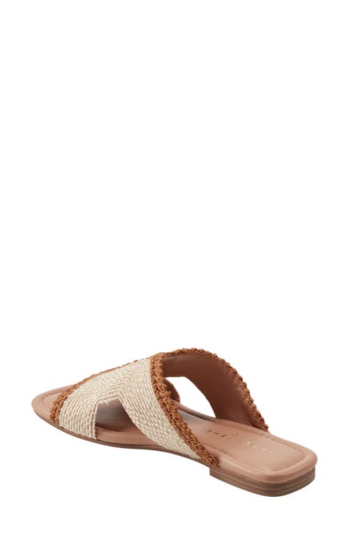 Shop Marc Fisher Ltd Nashie Slide Sandal In Light Natural