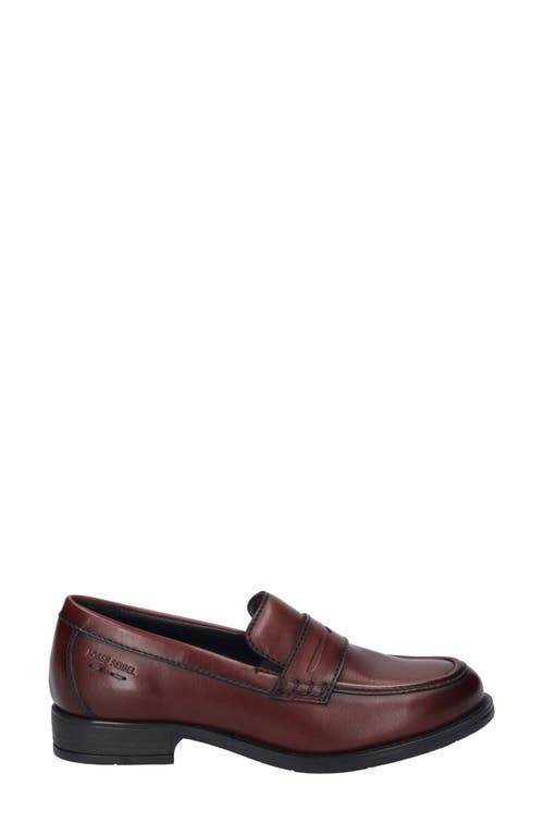 Shop Josef Seibel Simona 07 Penny Loafer In Bordeaux