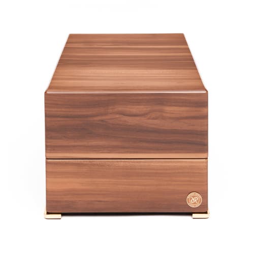 Rapport London Perpetua Quad Watch Winder In Walnut