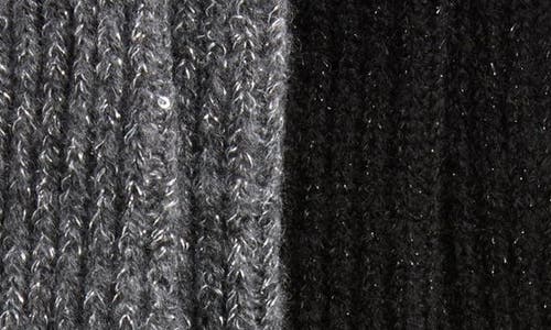 Hue Assorted 2-pack Metallic Sequin Rib Crew Socks In Silver Pack