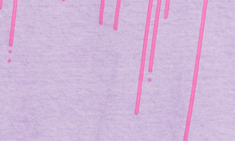 Shop Philcos D.a.r.e. Drip Cotton Graphic T-shirt In Lilac Pigment