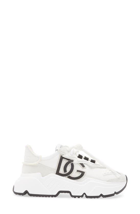Shop Dolce & Gabbana Daymaster Sneaker In White/ Black