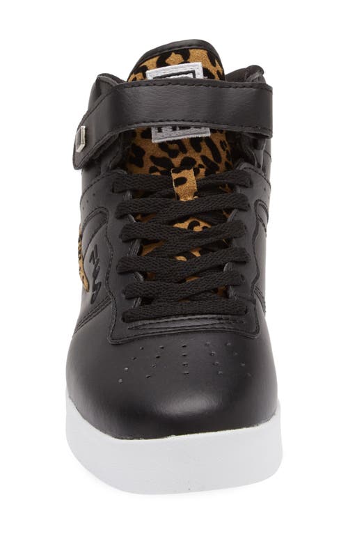 Shop Fila Vulc 13 Wild Sneaker In Black/pale Gold/black