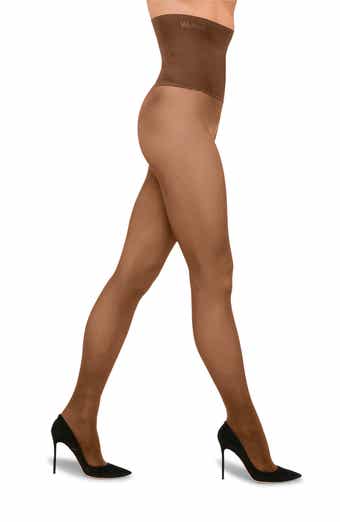 Wolford Individual 10 Stockings Size: Small Color: Carmel 21606 - 12