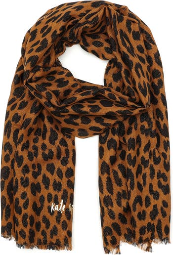 Cleo Leopard Print Scarf