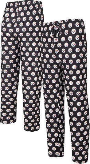 CONCEPTS SPORT Men's Concepts Sport Black Las Vegas Raiders Gauge Allover  Print Knit Pants