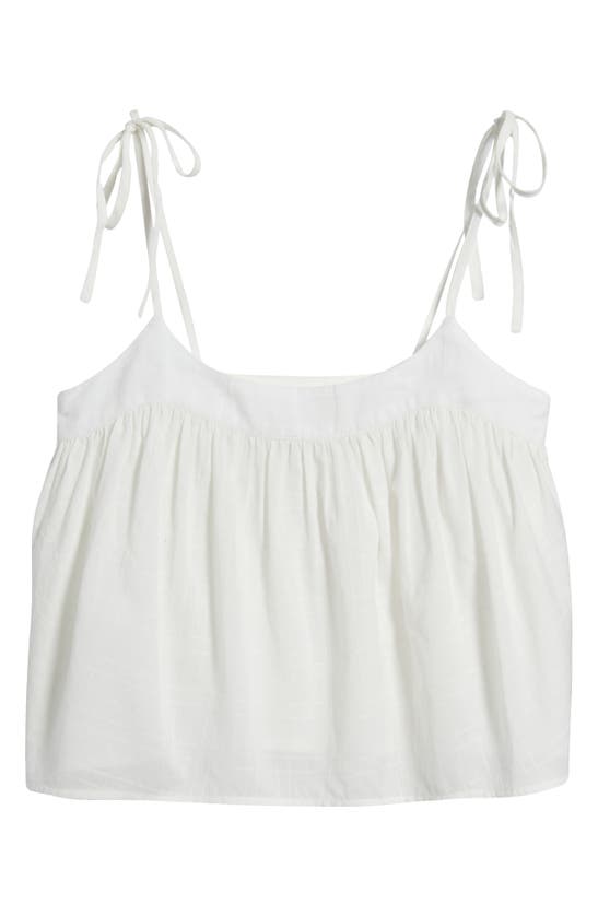 Shop Bp. Tie Strap Cotton Tent Tank In Ivory