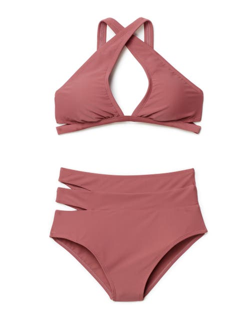 Adore Me Demi Swimwear Bra In Dark Pink