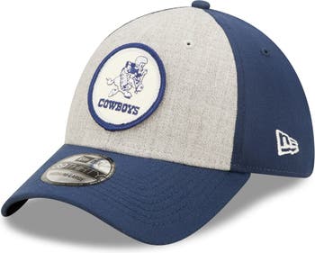New Era Men's New Era Heathered Gray/Navy Dallas Cowboys 2022 Sideline  39THIRTY Historic Flex Hat