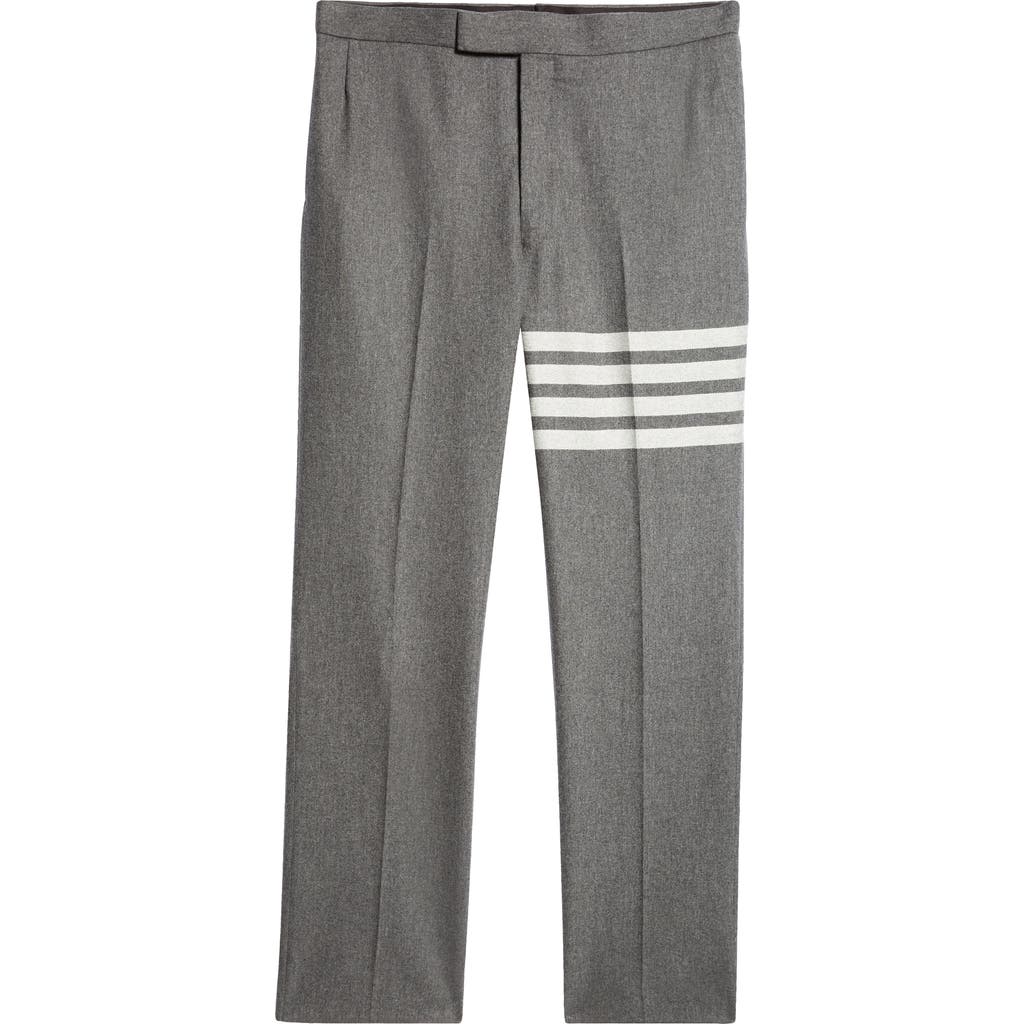 Thom Browne Classic Pants With Martingale In Medium Grey