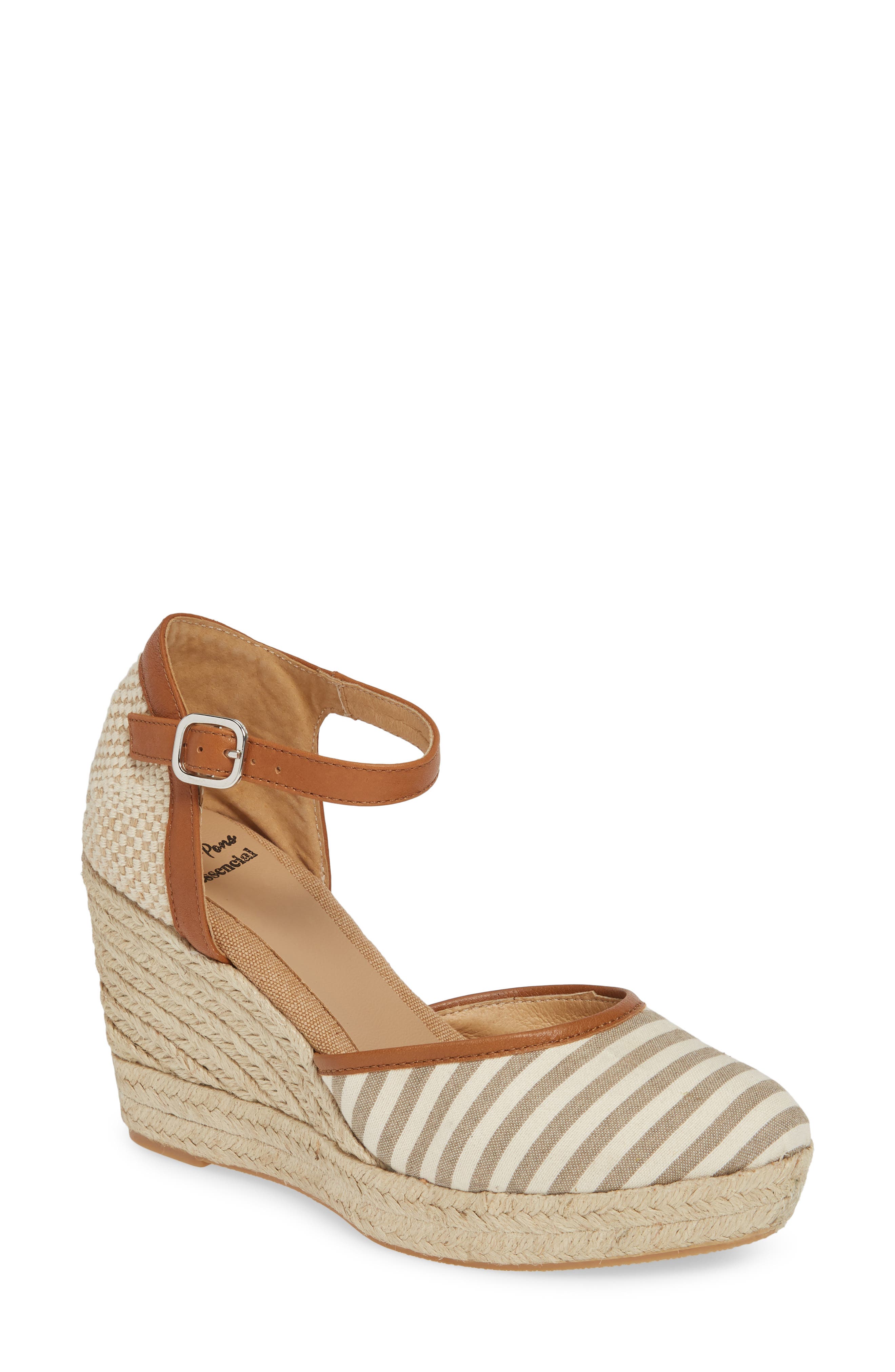 Toni Pons Aura Espadrille Wedge, Beige