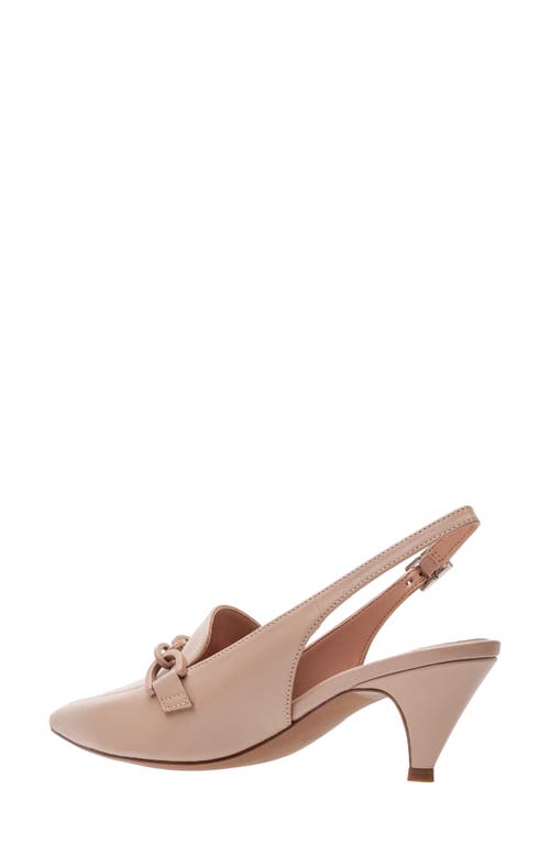 Linea Paolo Cassie Leather Pump In Nude
