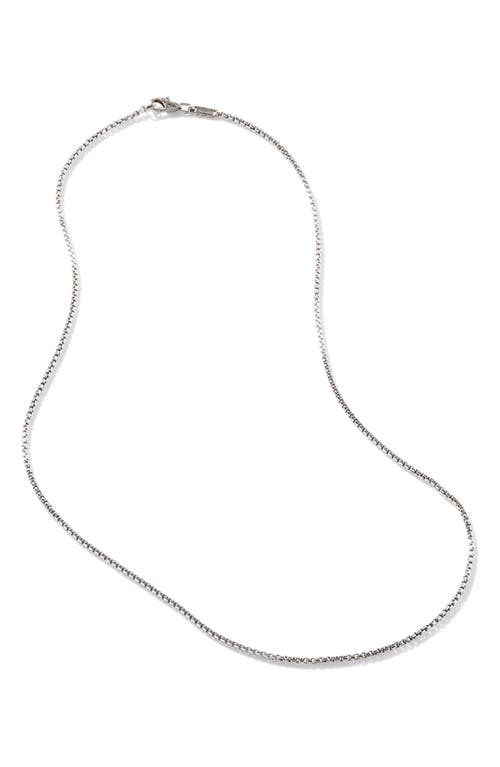 John Hardy Men's Classic Chain Necklace in Silver at Nordstrom