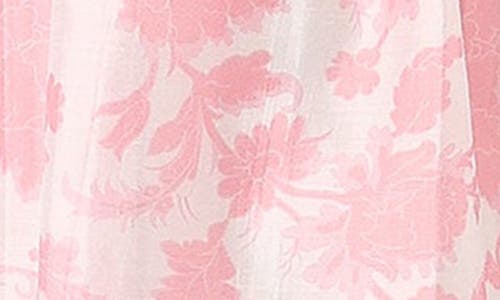 Petal And Pup Petal & Pup Elle Floral Top & Midi Skirt Set In Pink