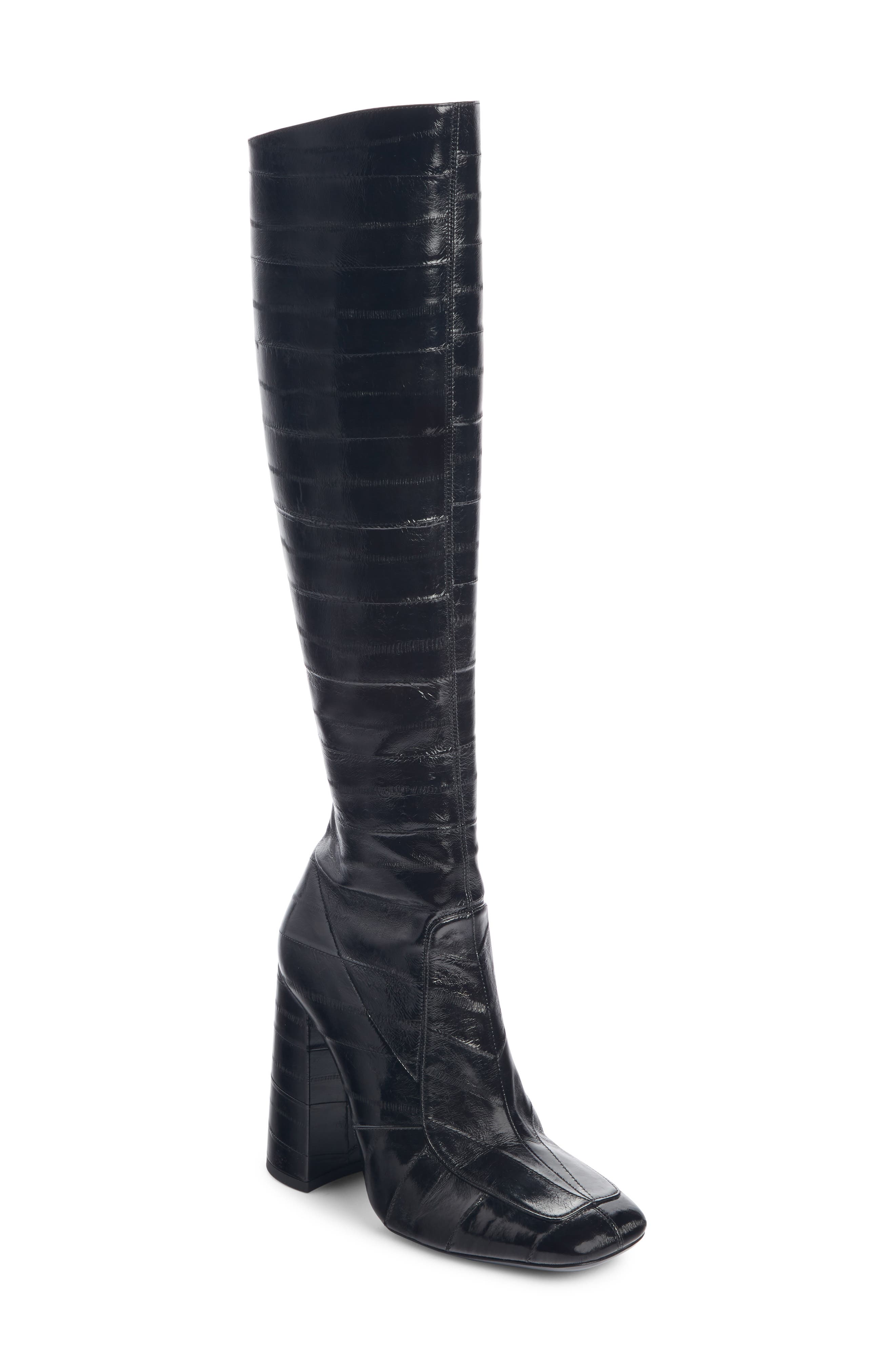 saint laurent tall boots