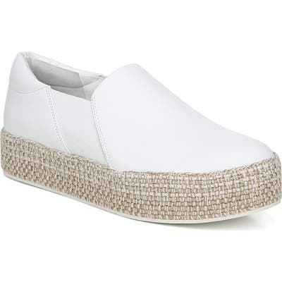 Vince Wilden Flatform Espadrille, White