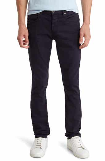 PAIGE Men's Transcend Knit Brennan Slim Straight Trouser, Dark Taupe, 29 at   Men's Clothing store