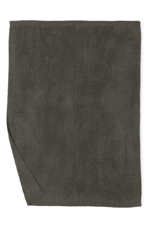 Barefoot Dreams Cozychic Ribbed Throw In Olive Branch