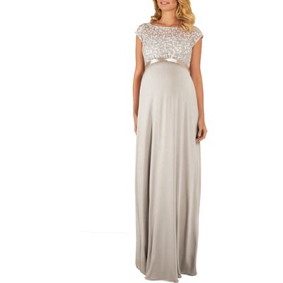 Tiffany Rose Mia Maternity Gown, Metallic
