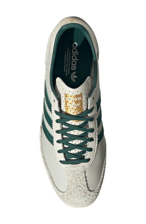 Shop Adidas Originals Adidas Sl 72 Sneaker In Off White/green/grey