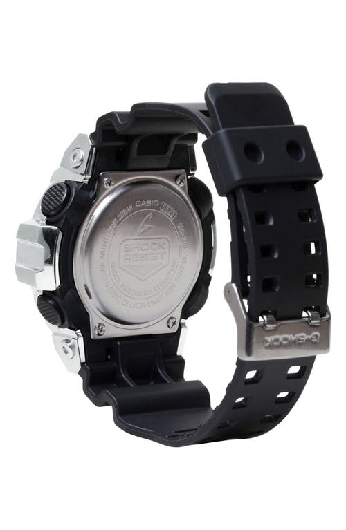 G-shock Gm700-1a Ana-digi Bracelet Watch, 53.4mm In Silver