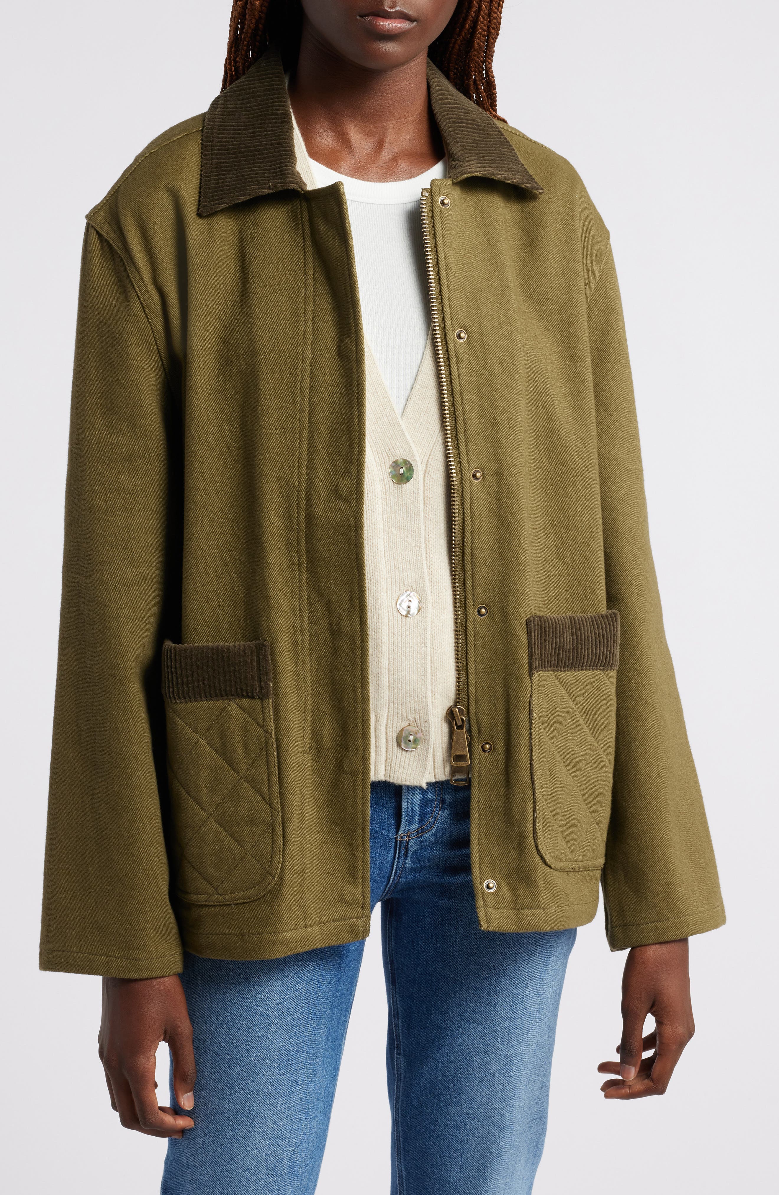 Wyeth Jacey Chore Jacket in Army 