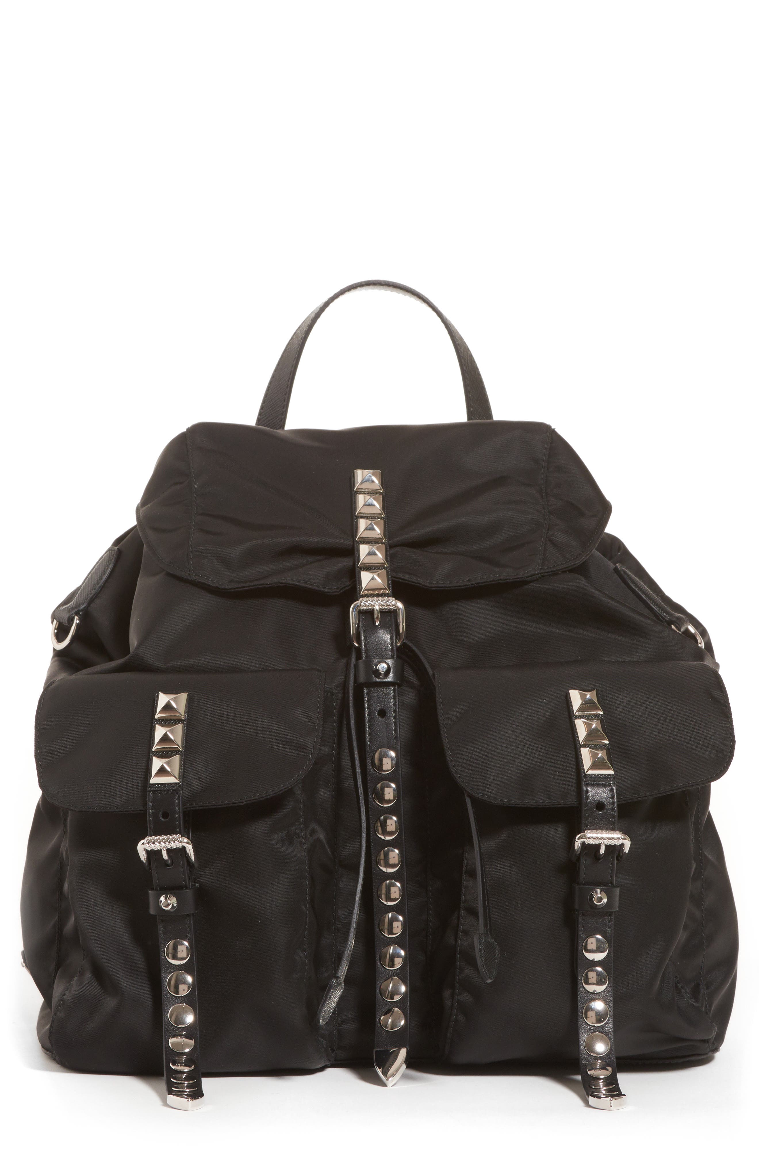 prada backpack women's